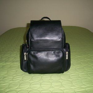 Wilson's Vintage Black Leather Backpack